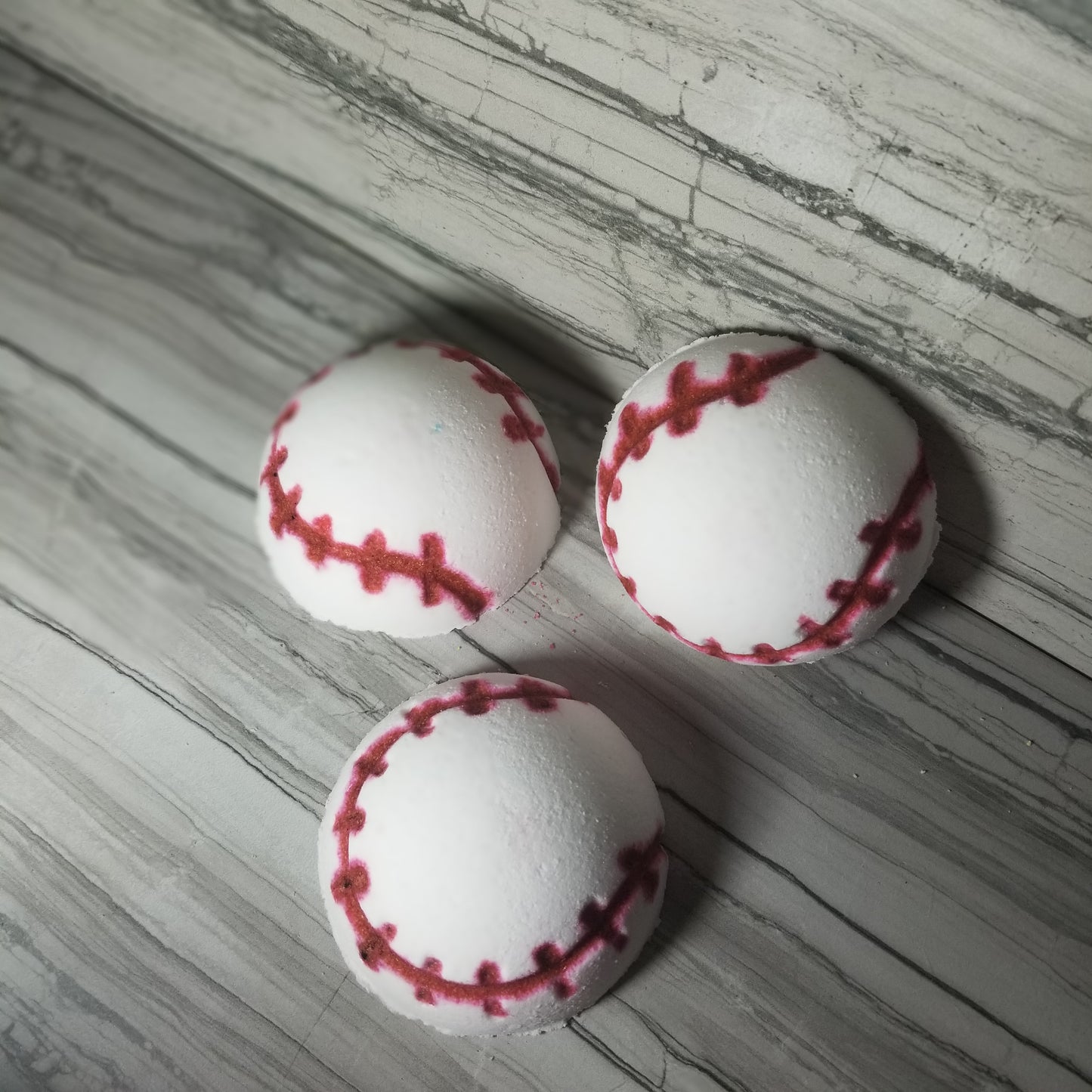 Baseball bath bombs