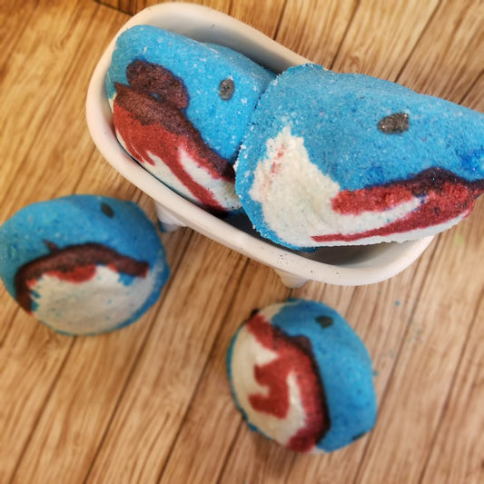 Shark bath bomb