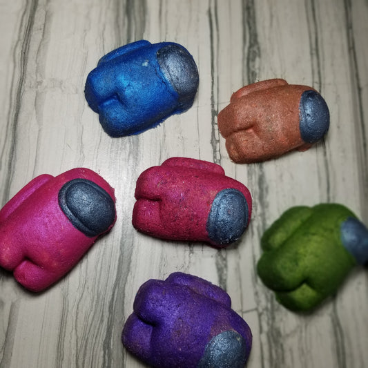 Can you find the imposter? Bath bombs