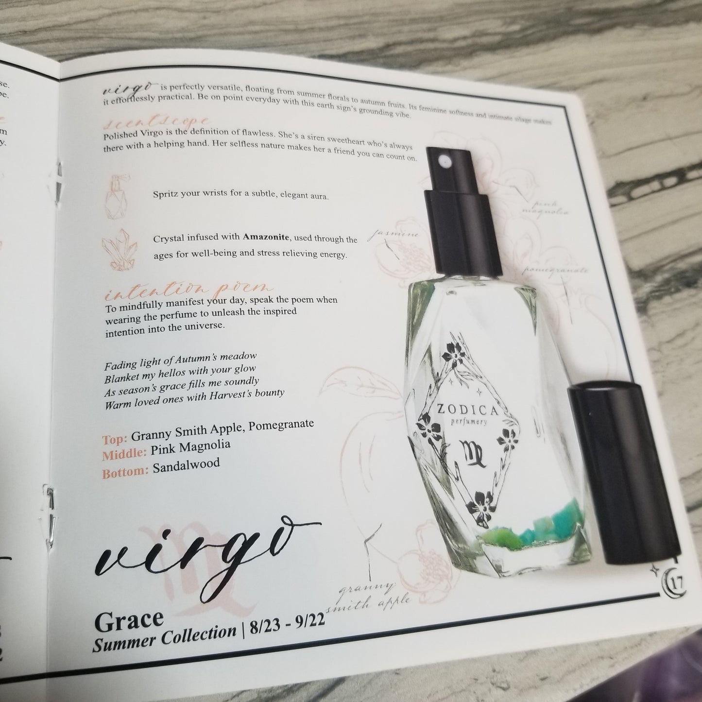 Zodiac perfume infused items