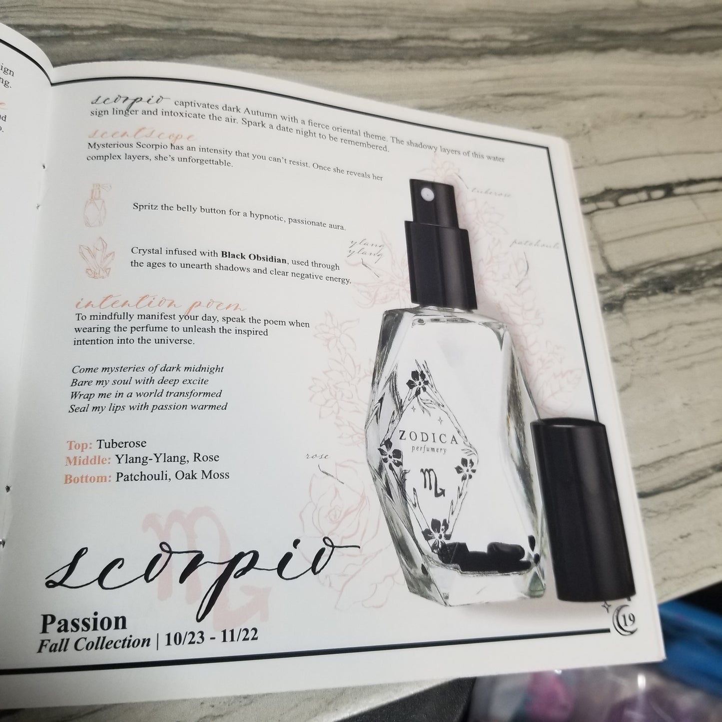 Zodiac perfume infused items