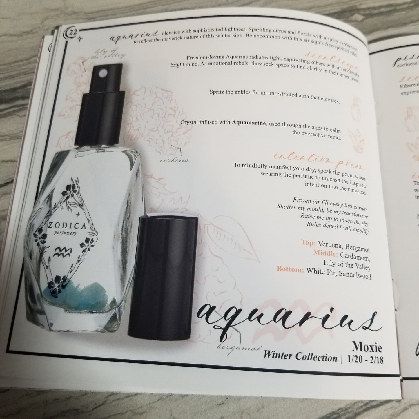 Zodiac perfume infused items