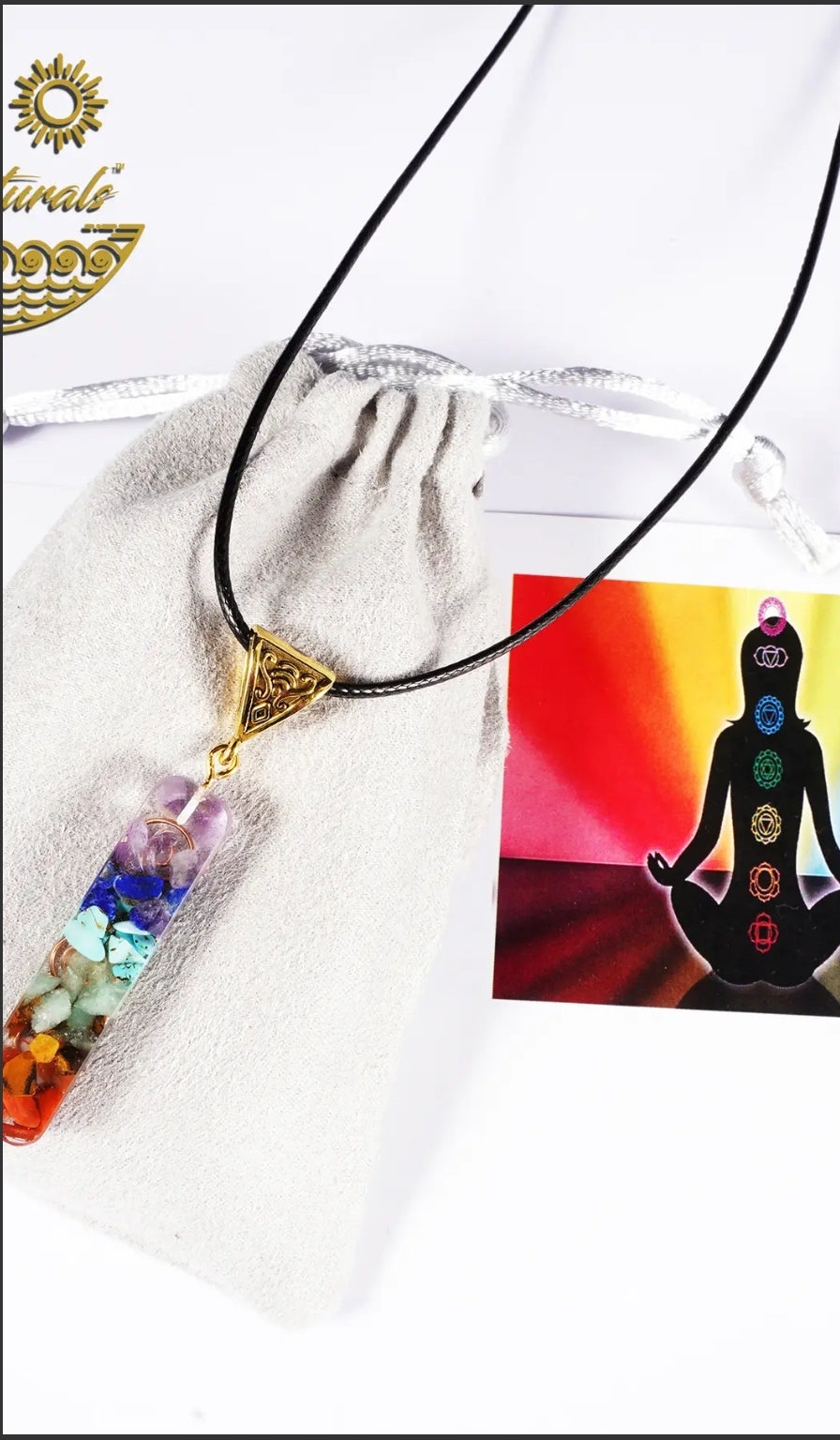 FINAL SALE Chakra Drop Necklace